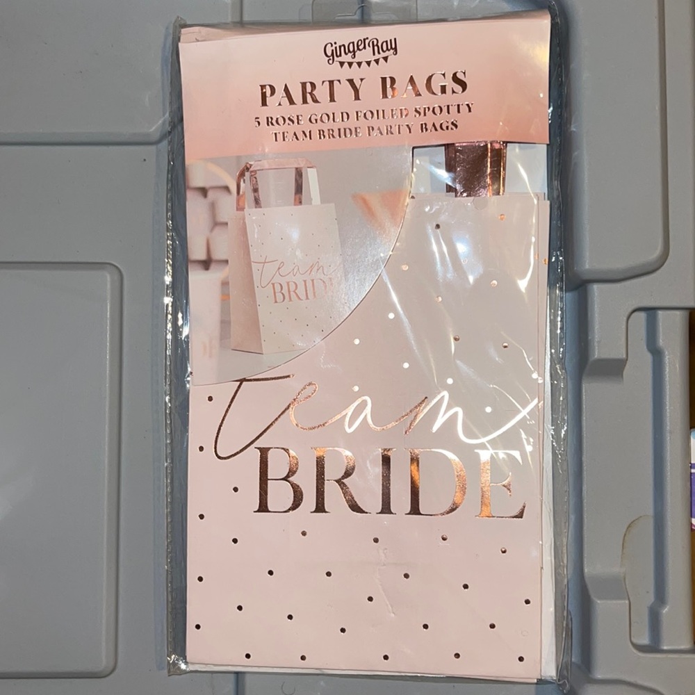 Team bride gift bags